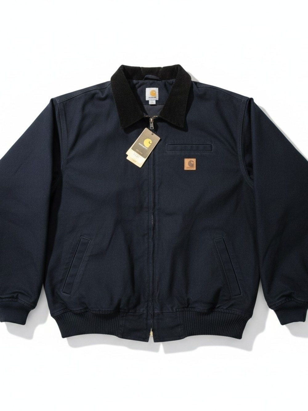 Vintage RARE Carhartt Midnight Blue Blankston Bomber Jacket Men's 3XL